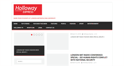 Desktop Screenshot of hollowayexpress.co.uk