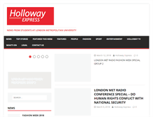 Tablet Screenshot of hollowayexpress.co.uk